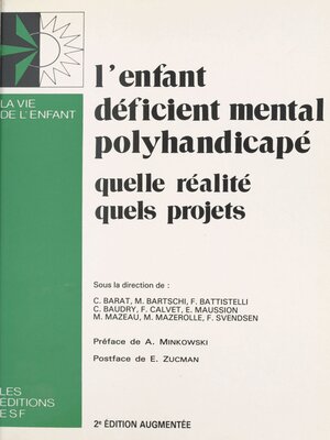 cover image of L'enfant déficient mental polyhandicapé